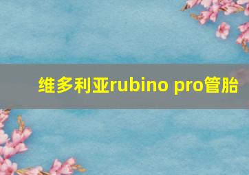 维多利亚rubino pro管胎